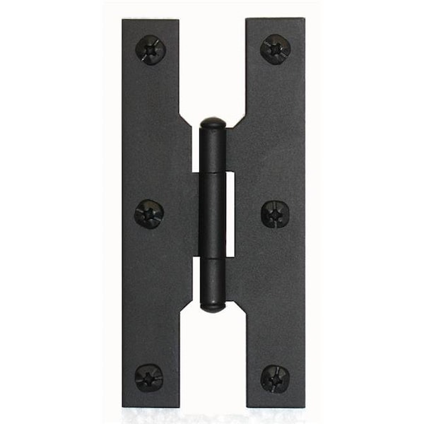 Acorn Mfg Acorn AH5BQ Cabinet/Light Interior Door Hinge 102mm - Flat Black AH5BQ - main